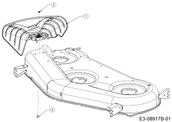 Cub Cadet Ersatzteile Zero Turn XZ1 127 17CICACQ603  (2020) Deflektor