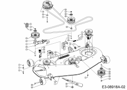 Cub Cadet Ersatzteile Zero Turn RZT L 50 17AICACQ603  (2015) Mähwerk Q (50/127cm)