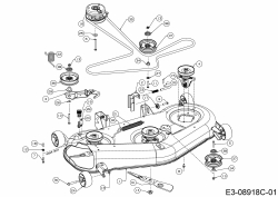 Cub Cadet Ersatzteile Zero Turn XZ2 127 17AICBDQ603  (2017) Mähwerk Q (50/127cm)