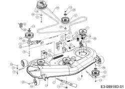 Ersatzteile Massey Ferguson Zero Turn MF 50-22 ZT Typ: 17ARCACQ695  (2018) Mähwerk Q (50/127cm)