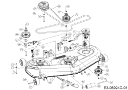 Cub Cadet Ersatzteile Zero Turn XZ1 137 17BICACW603  (2017) Mähwerk W (54/137cm)