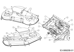 Cub Cadet Ersatzteile Zero Turn XZ1 137 17BICACW603  (2017) Mähwerksabdeckung