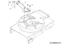 Cub Cadet Ersatzteile Laubsauger mit Häckselfunktion CSV 060 24A-06MP603  (2016) Einfüllschacht