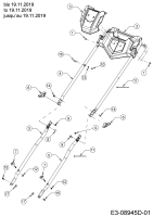 Cub Cadet Ersatzteile Motormäher mit Antrieb LM3 CR46s 12BBTV5E603 (2019) Holm bis 19.11.2019
