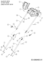 Cub Cadet Ersatzteile Motormäher mit Antrieb LM2 CR46ES 12BETQB9603 (2019) Holm bis 22.01.2019