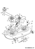 Cub Cadet Ersatzteile Zero Turn XZ2 107 17CICBDS603 (2019) Mähwerk S (42/107cm)