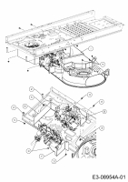 Cub Cadet Ersatzteile Zero Turn RZT L 42 17BICACS603  (2015) Mähwerksabdeckung