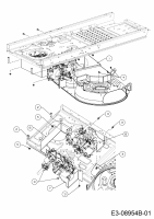 Cub Cadet Ersatzteile Zero Turn XZ1 107 17CMCACS603  (2017) Mähwerksabdeckung