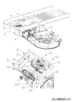 Cub Cadet Ersatzteile Zero Turn XZ2  107I 17AWCBYS603 (2020) Mähwerksabdeckung