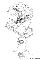 Cub Cadet Ersatzteile Zero Turn XZ2  107I 17AWCBYS603 (2020) Keilriemenführung
