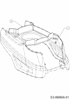 Ersatzteile MTD Rasentraktor Optima LN 200 H Typ: 13HT71KN378  (2015) Luftführung 