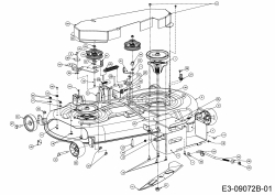 Ersatzteile Black Edition Rasentraktoren 282-117 TWIN KH Typ: 13HI93GT615  (2016) Mähwerk T (46/117cm)