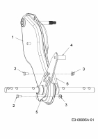 Ersatzteile MTD Motorhacke T/380 M Typ: 21D-38MT678 (2020) Kettenkasten 