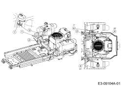 Cub Cadet Ersatzteile Zero Turn Z-Force SZ 60 17ASDGHD010  (2015) Kraftstoffleitungen