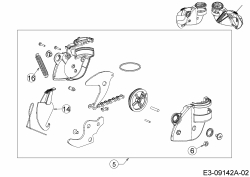 Ersatzteile WOLF-Garten Astschere PDCRR 200 Typ: 73ACA001650  (2018) Reparatursatz Scherenkopf 