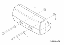 Ersatzteile MTD Motorhacke T/450 Typ: 21AB454B678  (2017) Frontgewicht 