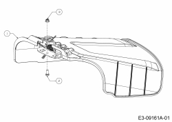 Ersatzteile MTD Rasentraktor 20/42 Typ: 13BT77KS308  (2017) Deflektor 