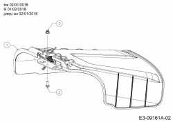 Ersatzteile Tigara Rasentraktoren TG 222/117 HBI Typ: 13AAA1KT649  (2018) Deflektor bis 02/01/2018