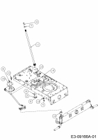 Ersatzteile MTD Rasentraktor 420/38 Typ: 13A2765F308  (2015) Lenkung 