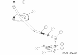 Ersatzteile Troy-Bilt Rasentraktoren Horse XP 46 Typ: 13WX79KT066  (2015) Lenkschubstange, Lenksegment