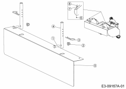 Ersatzteile Black-Line Kehrmaschine BLK 7065 Typ: 24B-812C683  (2015) Deflektor