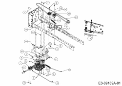 Cub Cadet Ersatzteile Rasentraktoren LX 50 13AQA1CQ330  (2015) Fahrantrieb