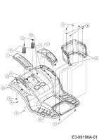 Cub Cadet Ersatzteile Rasentraktoren LX 50 13AQA1CQ330  (2015) Sitzwanne