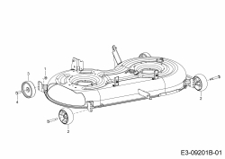 Cub Cadet Ersatzteile Rasentraktoren XT1 OS96 13A8A1CF603  (2019) Räder Mähwerk