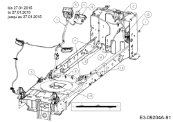 Cub Cadet Ersatzteile Rasentraktoren LX 42 KH 13APA1CS330  (2015) Elektroteile bis 27.01.2015