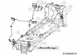 Cub Cadet Ersatzteile Rasentraktoren LX 50 13AQA1CQ330  (2016) Elektroteile