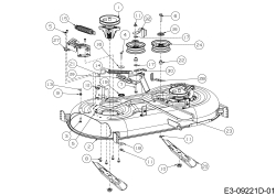 Cub Cadet Ersatzteile Rasentraktoren LX 42 13AZA4CS330  (2018) Mähwerk S (42/107cm)