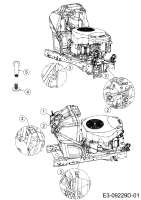 Cub Cadet Ersatzteile Rasentraktoren LX 50 13AQA1CQ330  (2018) Choke- und Gaszug