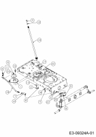 Ersatzteile Black-Line Rasentraktoren BL 125/92 T Typ: 13HH771E683H  (2017) Lenkung