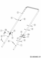 Ersatzteile Troy-Bilt Motormäher TB 130 XP Typ: 11A-B2RQ711  (2018) Holm