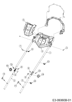 Cub Cadet Ersatzteile Motormäher mit Antrieb SC 500 HW 12ABD2M5710  (2017) Holm