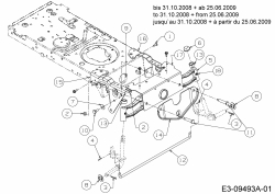 Ersatzteile Massey Ferguson Rasentraktoren MF 38-15 SH Typ: 13BV795F695 (2009) Vorderachse bis 31.10.2008 + ab 25.06.2009