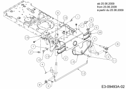 Ersatzteile Massey Ferguson Rasentraktoren MF 42-18 SH Typ: 13BV795G695  (2009) Vorderachse ab 25.06.2009