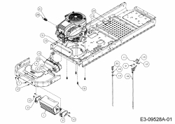 Cub Cadet Ersatzteile Zero Turn RZT L 42 17BMCACS603  (2016) Choke- und Gaszug, Motorzubehör