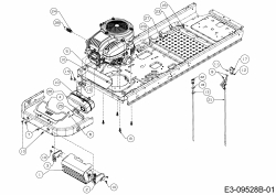 Cub Cadet Ersatzteile Zero Turn XZ1 107 17CMCACS603  (2017) Choke- und Gaszug, Motorzubehör