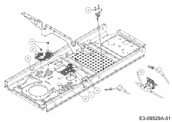 Cub Cadet Ersatzteile Zero Turn RZT L 42 17BMCACS603  (2016) Halteplatten Rahmen