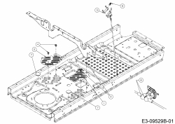 Cub Cadet Ersatzteile Zero Turn XZ1 107 17CMCACS603  (2017) Halteplatten Rahmen