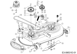 Cub Cadet Ersatzteile Zero Turn XZ5 L107 17AAEACS603 (2020) Mähwerk