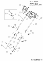 Ersatzteile WOLF-Garten Benzin Rasenmäher mit Antrieb Expert 53 BA V HW Typ: 12ABPV5L650 (2020) Holm bis 19.11.2019 