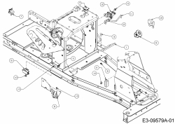 Ersatzteile MTD Rasentraktor Mnirider 76 RDHE Typ: 13A721SD600  (2017) Elektroteile 