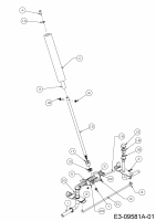 Ersatzteile MTD Rasentraktor Minirider 60 RDE Typ: 13AA26SC600  (2017) Lenkung 