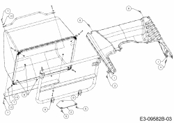 Ersatzteile WOLF-Garten Rasentraktor Scooter Hydro Typ: 13A221SD650  (2017) Anhängekupplung, Schraubenbeipack Sitzwanne 