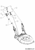Ersatzteile WOLF-Garten Benzin Rasenmäher mit Antrieb Expert 46 BA V IS Typ: 12BGK17E650  (2016) Elektroteile 