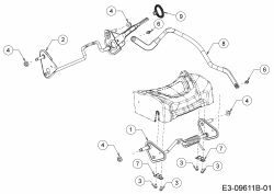 Ersatzteile WOLF-Garten Benzin Rasenmäher mit Antrieb Expert 530 A Typ: 12C-PUKC650 (2019) Achsen, Höhenverstellung 