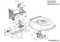 Cub Cadet Ersatzteile Motormäher mit Antrieb LM2 DR53s 12CBPQKC603 (2019) Getriebe, Keilriemen bis 04.07.2019