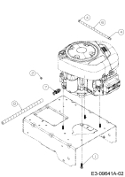 Cub Cadet Ersatzteile Motormäher mit Antrieb Wide Cut E 12AE764U603  (2017) Motorzubehör